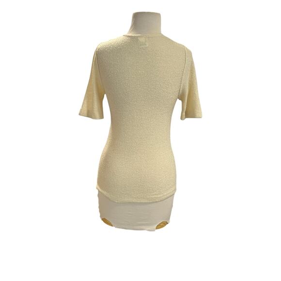 M & S Vintage St Michael cream acrylic Jumper Sweater UK Size 14 US Size Small - Picture 5 of 6